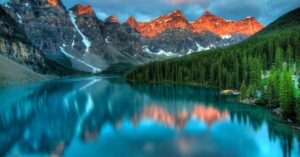 Lake and Mountain