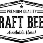 Vintage Craft Beer Bar Sign
