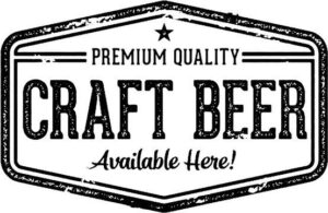 Vintage Craft Beer Bar Sign