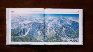 Profile of talented ski map artist, James Niehues | Adventure.com